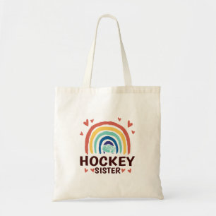 Regenbogen-Eishockey-Familien-Matching-Hockey-Schw Tragetasche