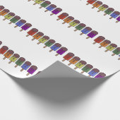 Regenbogen-Eispop-Parade Geschenkpapier (Ecke)