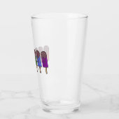 Regenbogen-Eispop-Parade Glas (Links)