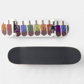 Regenbogen-Eispop-Parade Skateboard (Horizontal)