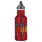 Regenbogen-Eispop-Umzug Edelstahlflasche (Links)