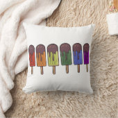Regenbogen-Eispop-Umzug Kissen (Decke)