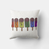 Regenbogen-Eispop-Umzug Kissen (Rückseite)