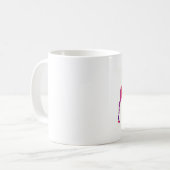 Regenbogen-Elche Kaffeetasse (Vorderseite Links)