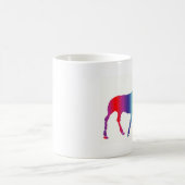 Regenbogen-Elche Kaffeetasse (Mittel)