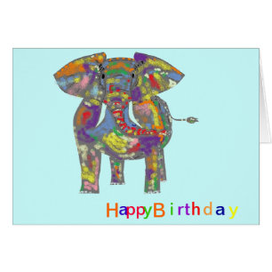 Regenbogen-Elefant, bunter Entwurf, für jedermann