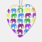 Regenbogen-Elefant-nobler Designer Keramikornament (Links)