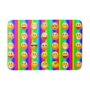 Regenbogen-Emoji-Badezimmer-Badmatte Badmatte Badematte