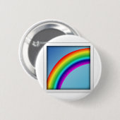 Regenbogen - Emoji Button (Vorne & Hinten)