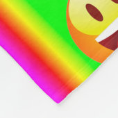 Regenbogen-Emoji-Decke Fleecedecke (Ecke)