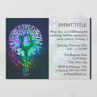 Regenbogen-Energie Yin Yang Yoga Einladung