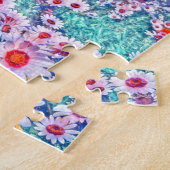 Regenbogen-Engel auf dem Blumen-Gebiet Puzzle (Seite)