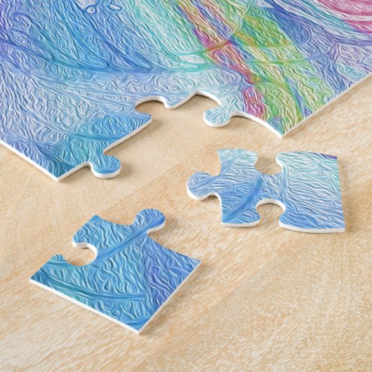 Regenbogen-Engel Puzzle (Seite)