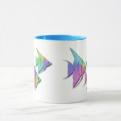 Regenbogen-Engels-Fische Tasse (Zentrum)