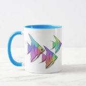 Regenbogen-Engels-Fische Tasse (Links)
