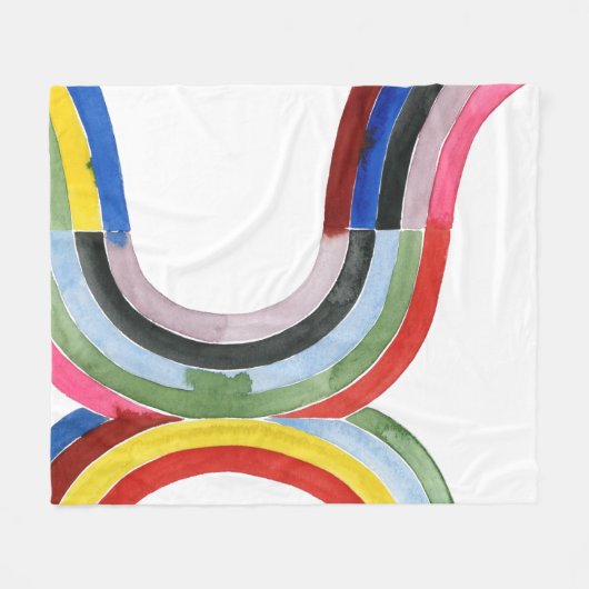 Regenbogen entschlüsselt - Horizontal Fleecedecke (Vorderseite (Horizontal))