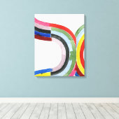 Regenbogen entschlüsselt - Horizontal Leinwanddruck (Insitu (Holzboden))