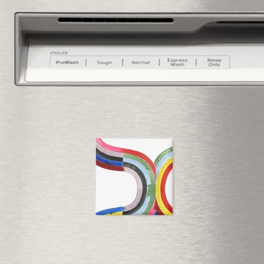 Regenbogen entschlüsselt - Horizontal Magnet (In Situ (Geschirrspüler))