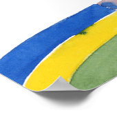 Regenbogen entschlüsselt - Horizontal Poster (Ecke)