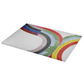 Regenbogen entschlüsselt - Horizontal Schneidebrett (Ecke)