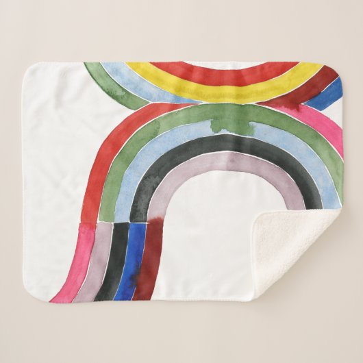 Regenbogen entschlüsselt - Horizontal Sherpadecke (Vorderseite (Horizontal))