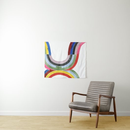 Regenbogen entschlüsselt - Horizontal Wandteppich (Beispiel (Horizontal))