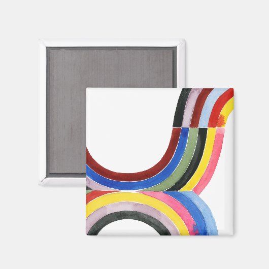 Regenbogen entschlüsselt - Vertikal Magnet (Vorderseite/Rückseite)