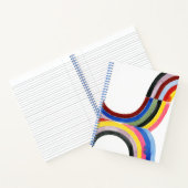 Regenbogen entschlüsselt - Vertikal Notizblock (Innenseite)
