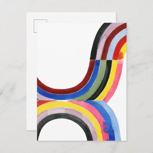 Regenbogen entschlüsselt - Vertikal Postkarte (Vorne/Hinten)