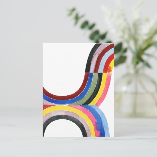 Regenbogen entschlüsselt - Vertikal Postkarte (Stehend Vorderseite)