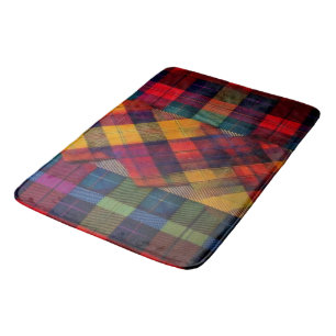Regenbogen-Erbe-Patchwork Badematte