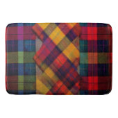 Regenbogen-Erbe-Patchwork Badematte (Vorderseite)