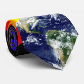 Regenbogen, Erde & Liebe Sie /plannet & gleichheit Krawatte (Gerollt)