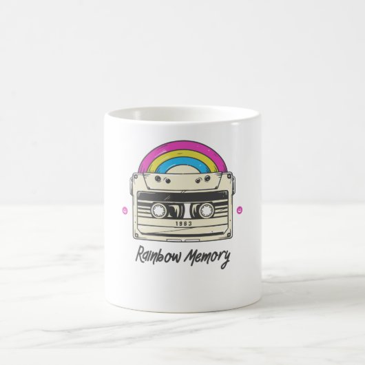 Regenbogen Erinnerung Kaffeetasse (Mittel)