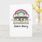 Regenbogen Erinnerung Karte (Gelbe Blume)
