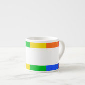 Regenbogen-Espresso Espressotasse (Vorderseite Rechts)
