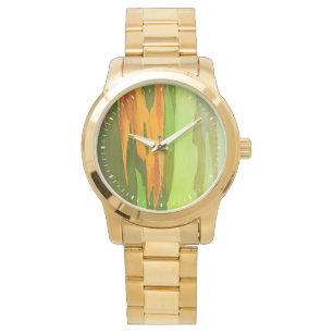 Regenbogen-Eukalyptus-Rinde, Hawaii Armbanduhr