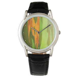 Regenbogen-Eukalyptus-Rinde, Hawaii Armbanduhr