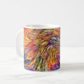 Regenbogen-Explosion! Kaffeetasse (Vorderseite Links)