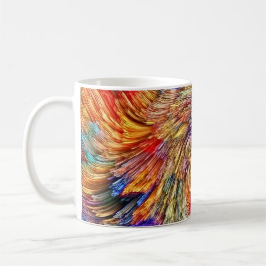 Regenbogen-Explosion! Kaffeetasse (Links)