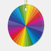 Regenbogen-Explosion Keramikornament (Links)