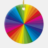 Regenbogen-Explosion Keramikornament (Hinten)