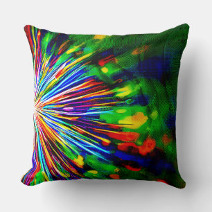 Regenbogen Explosion Kissen