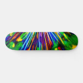 Regenbogen-Explosion  Skateboard (Horizontal)