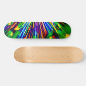 Regenbogen-Explosion  Skateboard (Horizontal)
