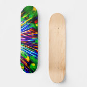 Regenbogen-Explosion  Skateboard (Vorderseite)