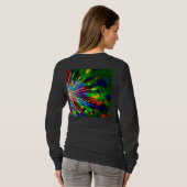 Regenbogen Explosion  T-Shirt (Schwarz voll)