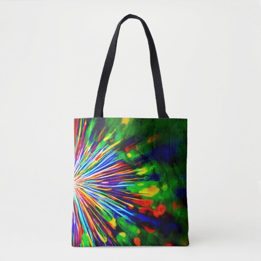 Regenbogen-Explosion Tasche (Vorderseite)