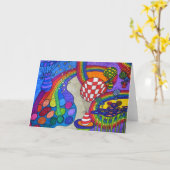 Regenbogen-Fabrik-Karte Karte (Gelbe Blume)