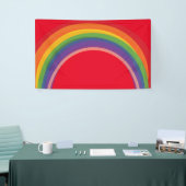 Regenbogen-Fahne Banner (Messeveranstaltung)